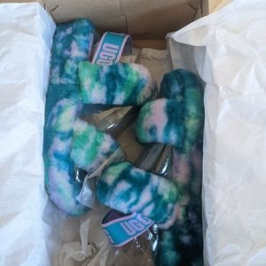 NIB UGG Fluff Oh Yeah slide slippers